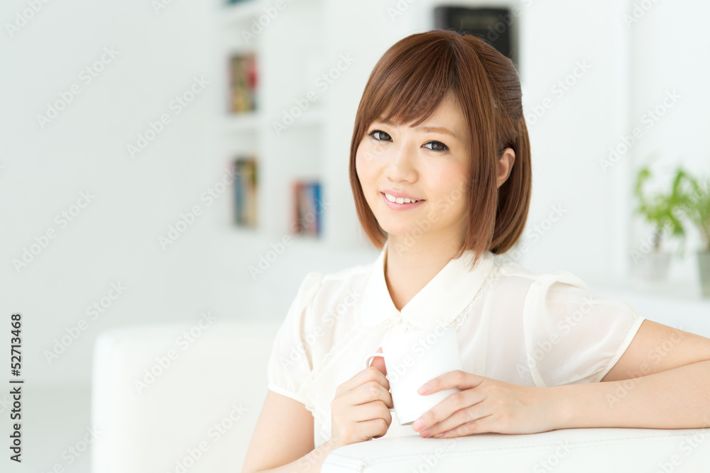 Beautiful young businesswoman working in office Beautiful young businesswoman working in office