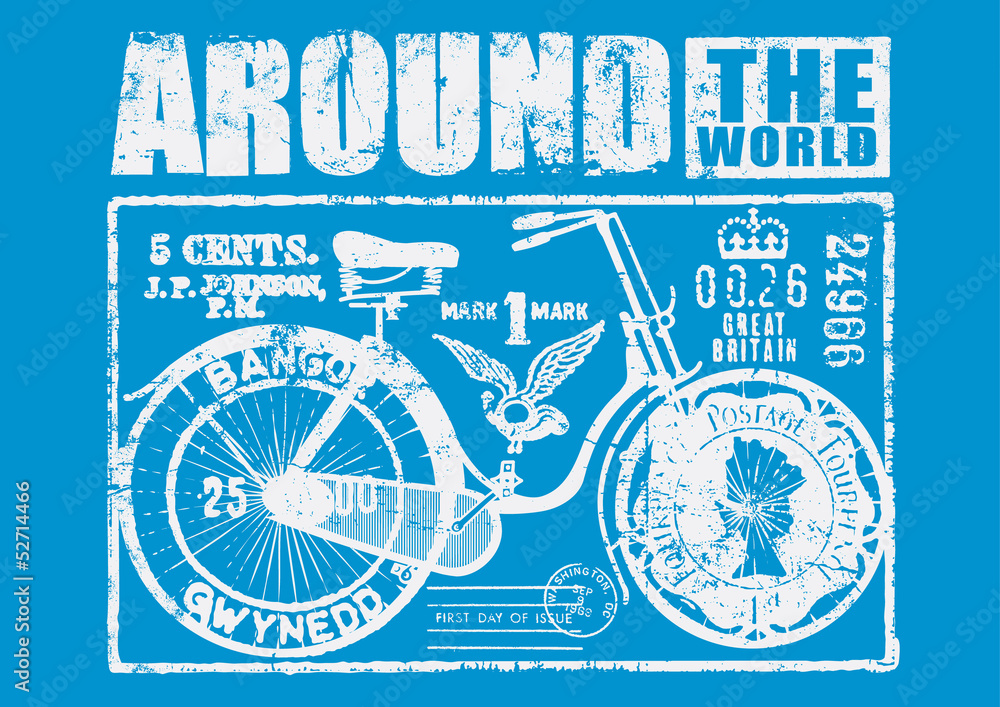 Obraz premium Cycle around the world