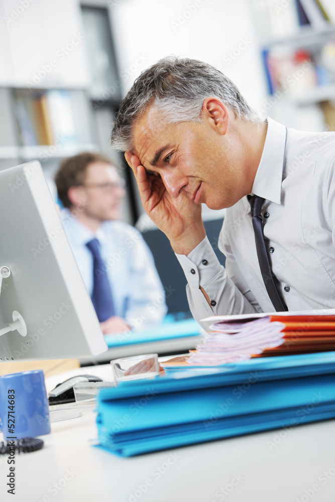 Fototapeta premium Businessman under stress
