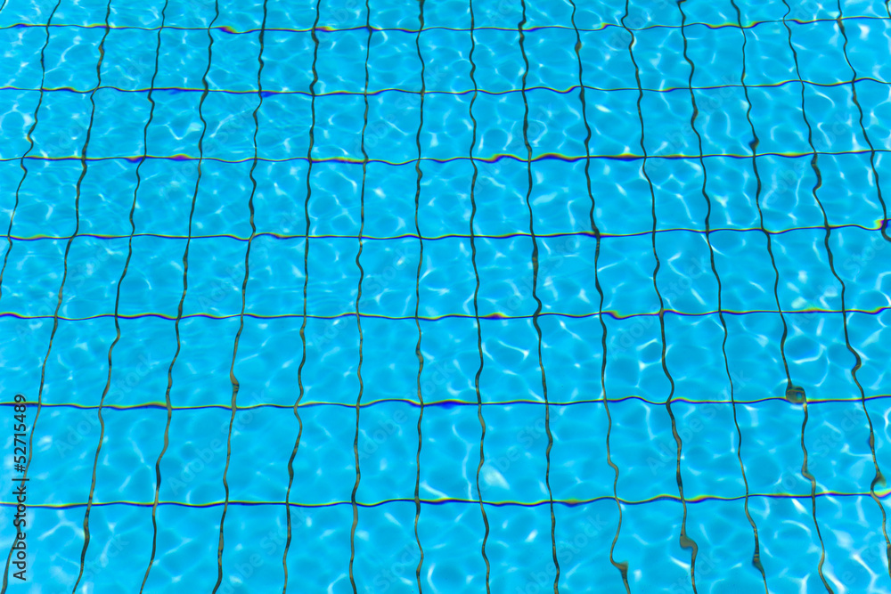 close up swimming pool water and wave