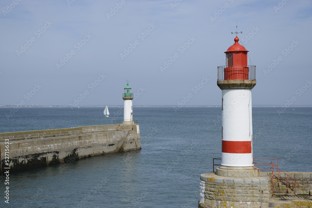 Leuchtturm auf der Ile de Groix, Bretagne