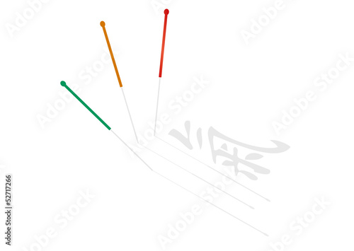 Aghi agopuntura colorati © Elis2