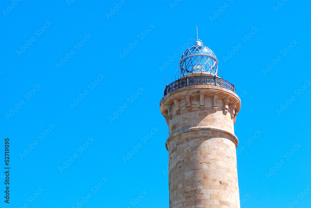 DETALLE FARO DE CHIPIONA, CÁDIZ, ANDALUCÍA