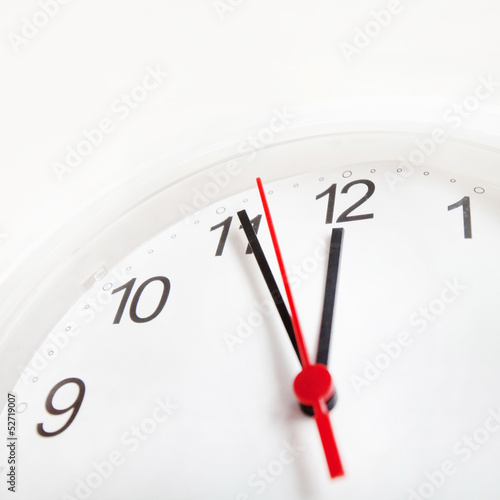 time passing, abstract conceptual picture with white clock