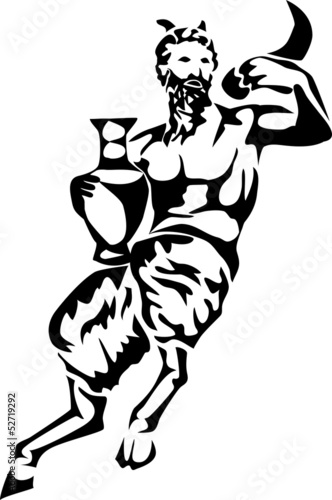 stylized satyr