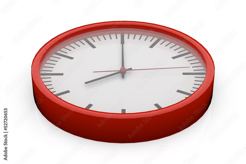 Red clock Red clock