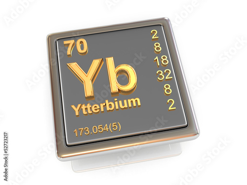 Ytterbium. Chemical element.