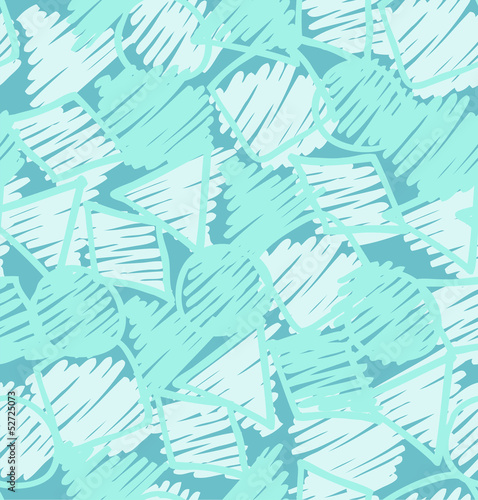 Sketch hand drawn seamless pattern