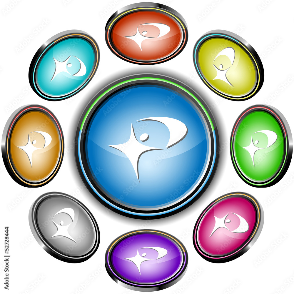 Little man. Vector internet buttons. 8 different projections. Little man. Vector internet buttons. 8 different projections.