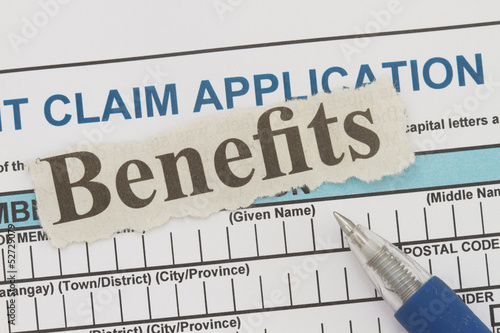 benefits newspaper cutout