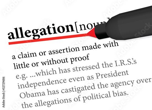 allegation