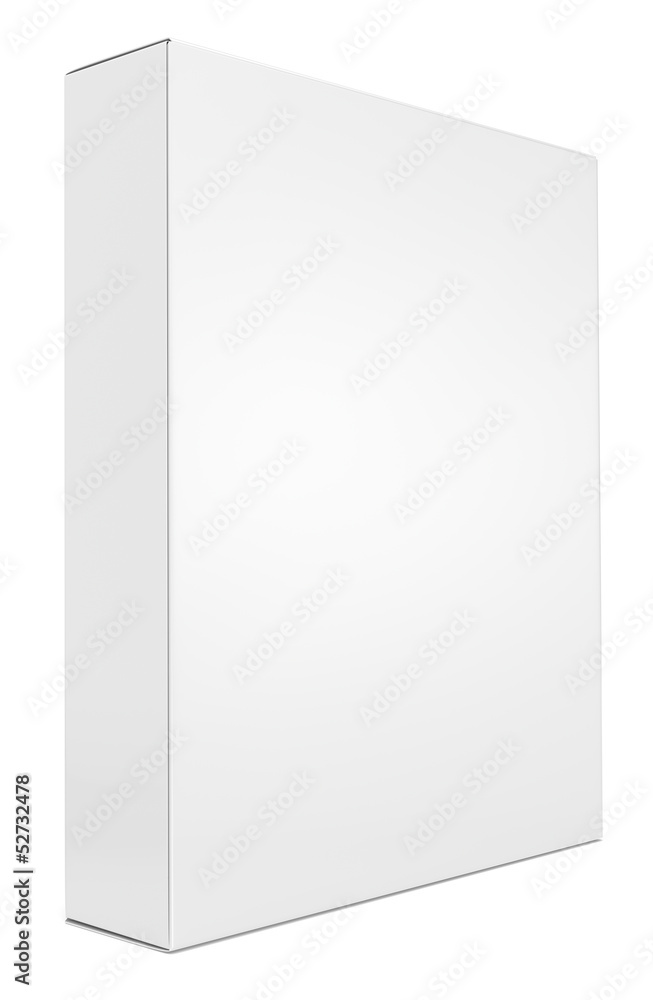 Classic Software Box, blank for Copy Space. Classic Software Box, blank for Copy Space.
