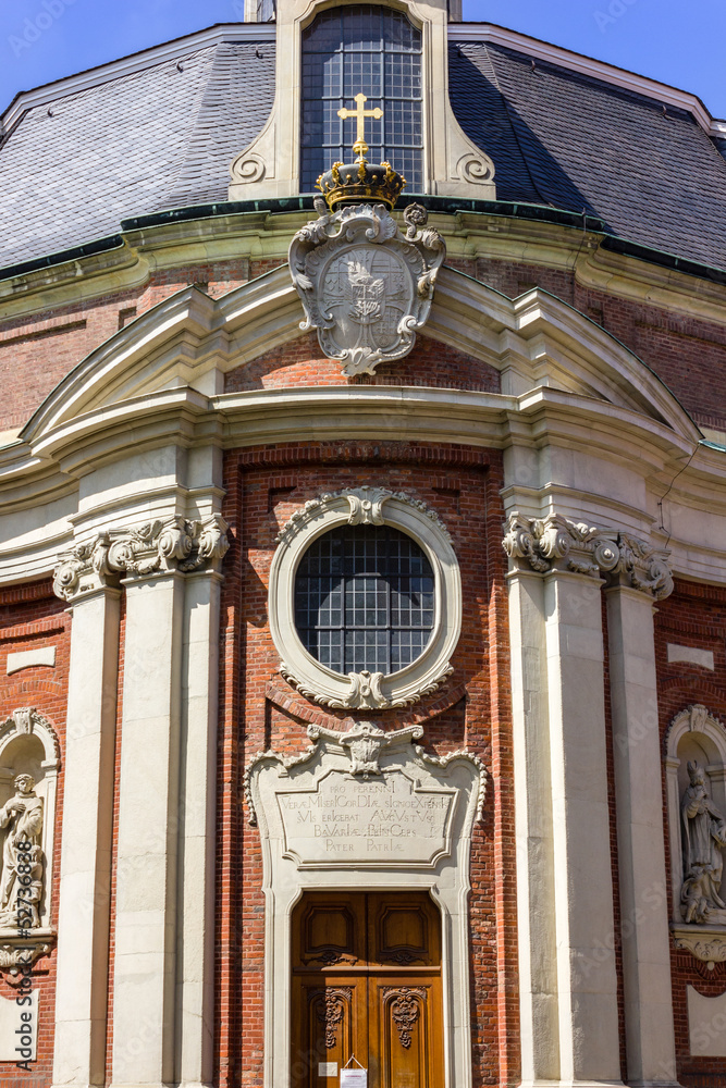 Portalseite der Clemenskirche in Münster - Der Eingang