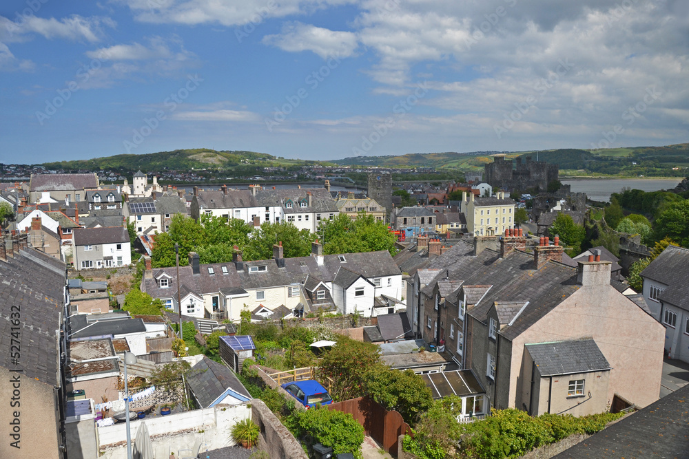 Obraz premium Conwy town
