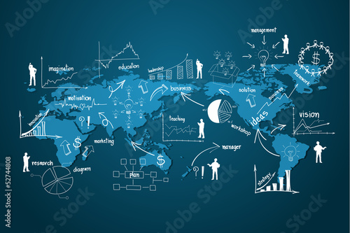 Modern global business economy