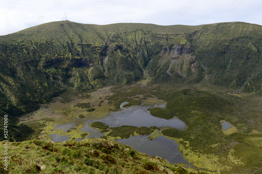 La Caldeira de Faial aux Açores