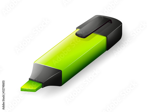 A green marker