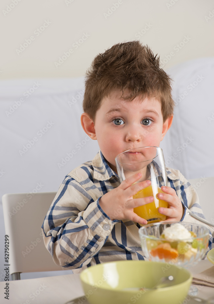 Child on breakfast Child on breakfast