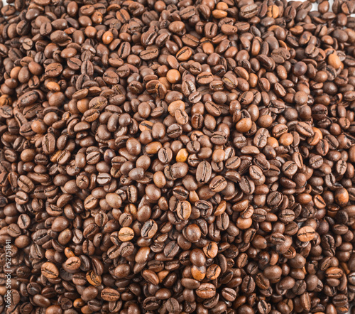 Coffee bean surface as a background