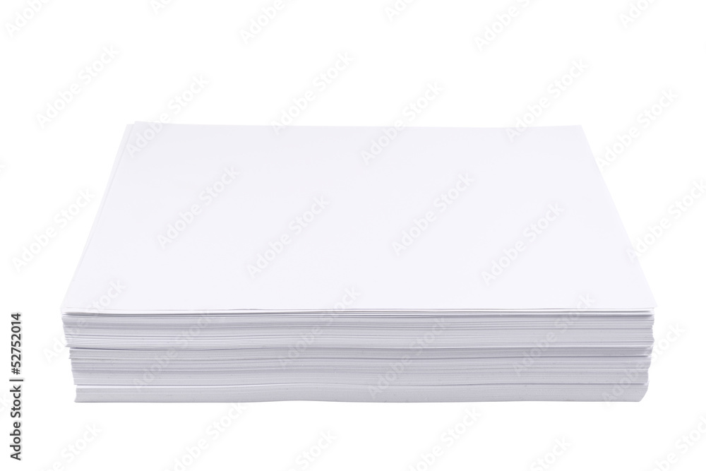 Stack of a4 size white paper sheet Stack of a4 size white paper sheet