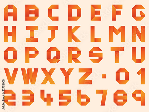 Origami Alphabet