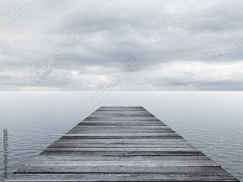 Fototapeta wooden pier