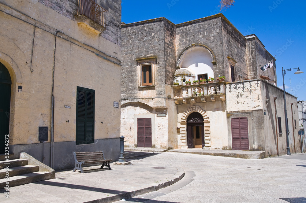 Fototapeta premium Alleyway. Specchia. Puglia. Italy.