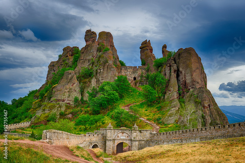 Canvas Print Belogradchik rocks Fortress, Bulgaria.HDR image