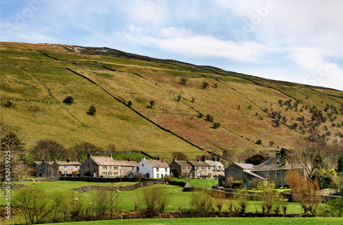 Buckden Village in Wharfdale, Yorkshire Dales photo