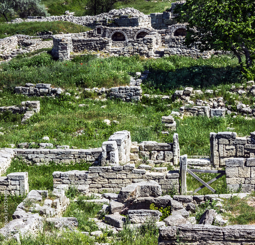 Ancient Greek town Chersonese, Sevastopol, Crimea, Ukraine photo