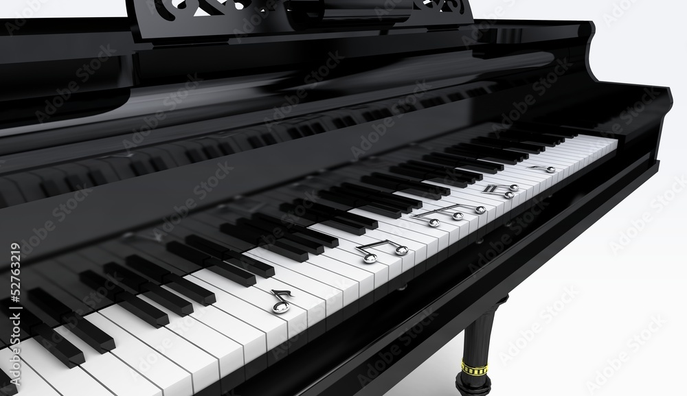 Musica pianoforte tastiera concerto note 3d Musica pianoforte tastiera concerto note 3d