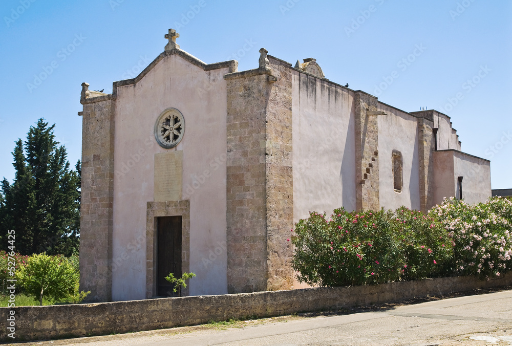 Church of St. Nicola. Specchia. Puglia. Italy.