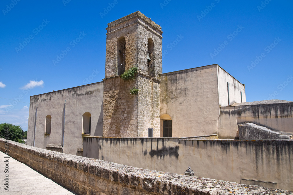 Church of Francescani Neri. Specchia. Puglia. Italy. Church of Francescani Neri. Specchia. Puglia. Italy.
