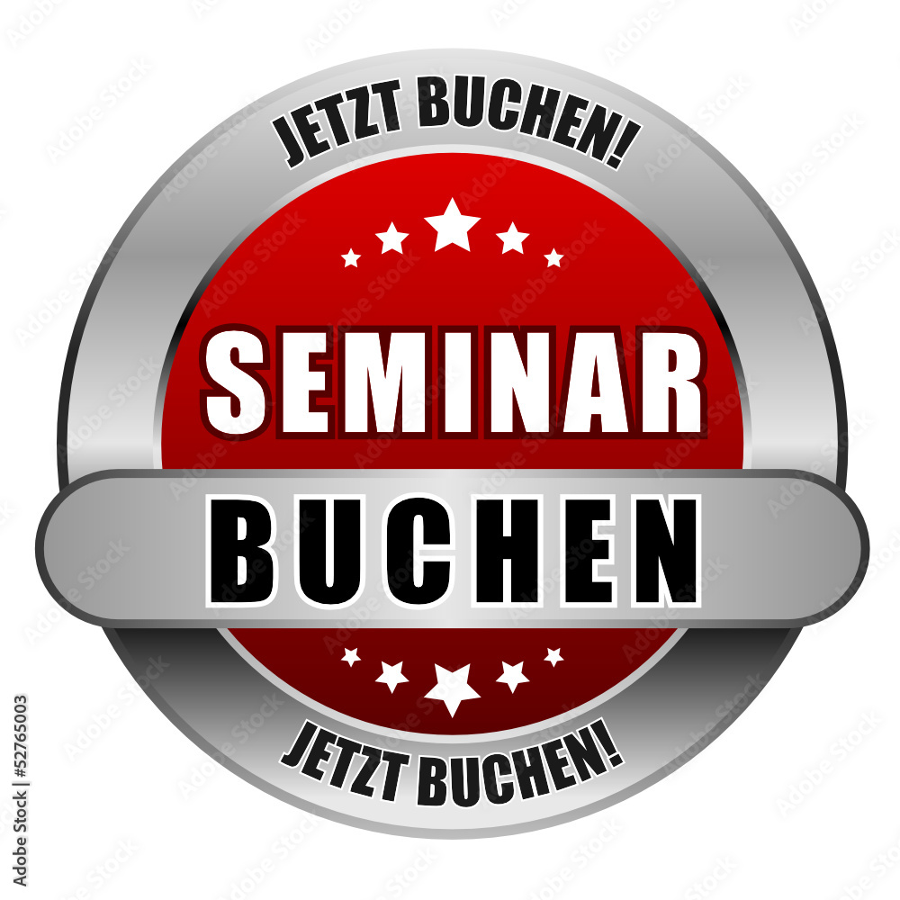 5 Star Button rot SEMINAR BUCHEN JB JB 5 Star Button rot SEMINAR BUCHEN JB JB