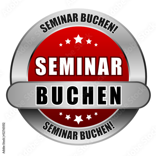 5 Star Button rot SEMINAR BUCHEN SB SB