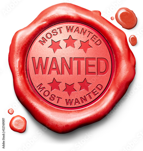 wanted stamp