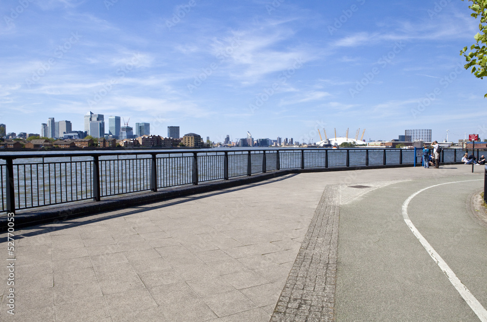 Obraz premium Thames Path in London