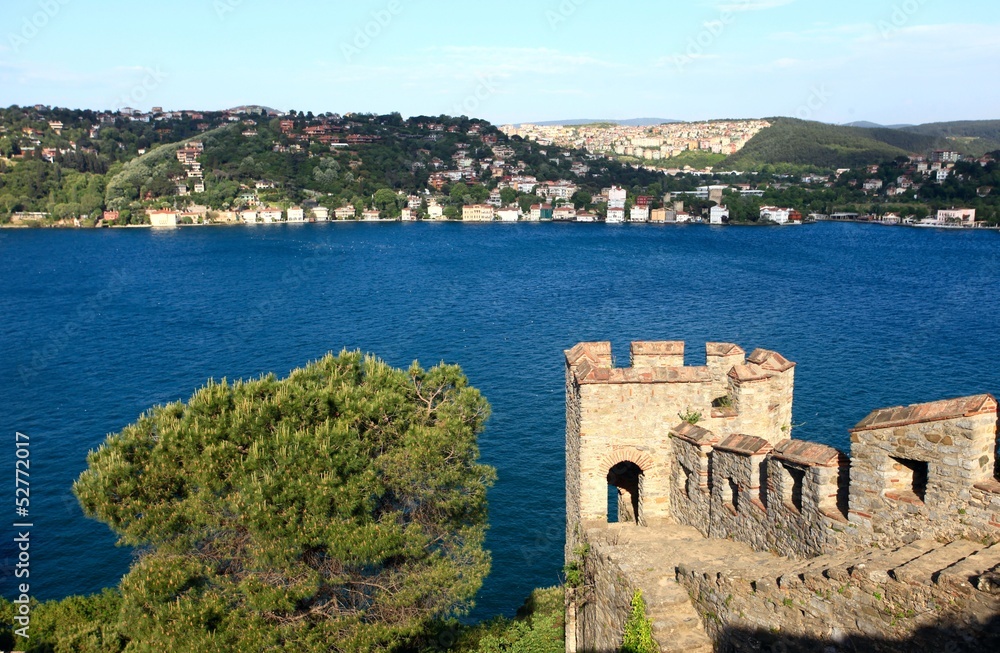 Rumeli Fortress on the bank of Bosphorus in Istanbul