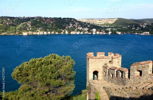 Rumeli Fortress on the bank of Bosphorus in Istanbul