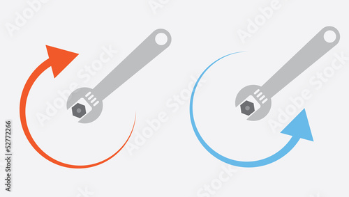Isolated wrench tightening or loosening