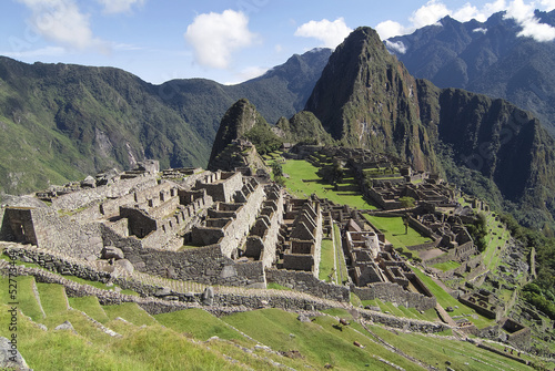 Vista típica del Machu Picchu