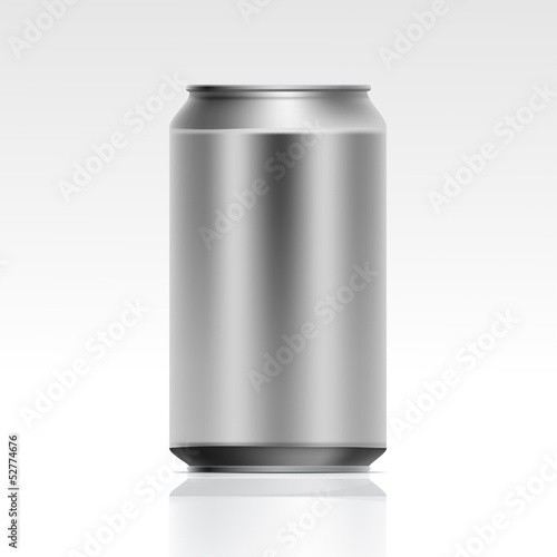 Vector Realistic Metal Can