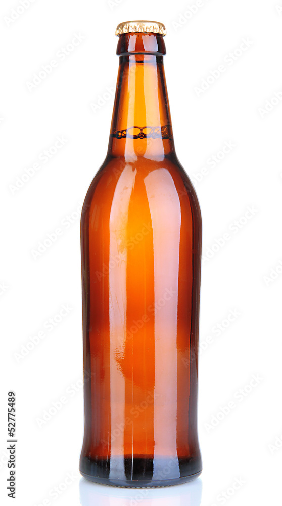 Beer bottle isolated on white Beer bottle isolated on white