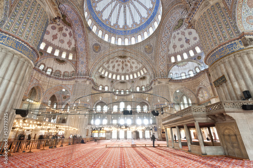 Photography The Blue Mosque in Istanbul, Turkey