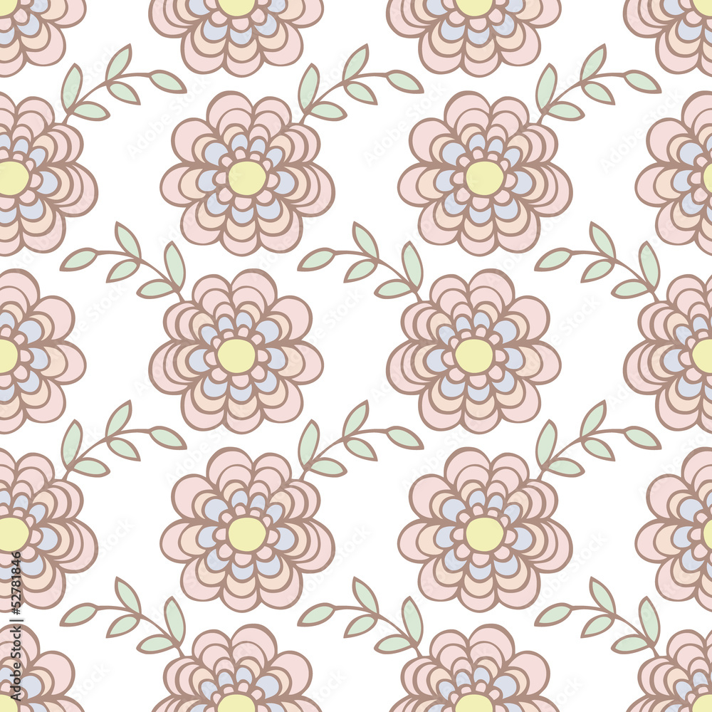 Seamless pattern of flower background Seamless pattern of flower background