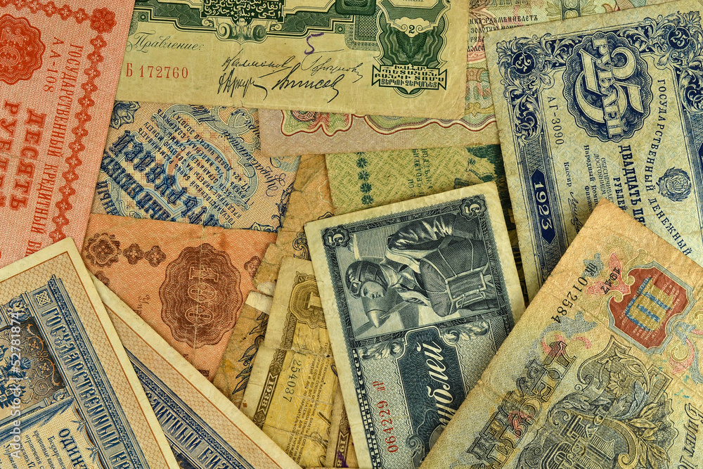 Obraz premium old banknotes