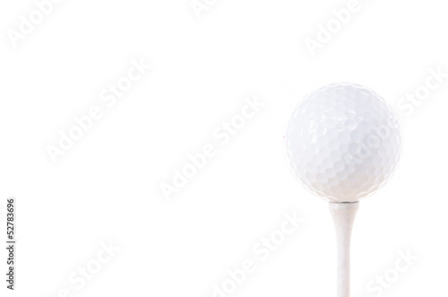 golfball auf tee
