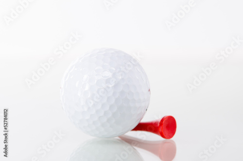 golfball und tee