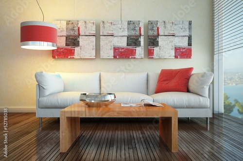 DIVANI CUSCINO ROSSO