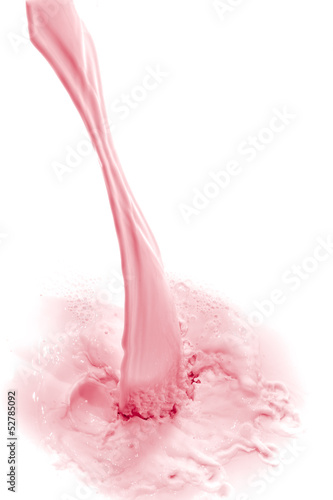 strawberry milk splash photo